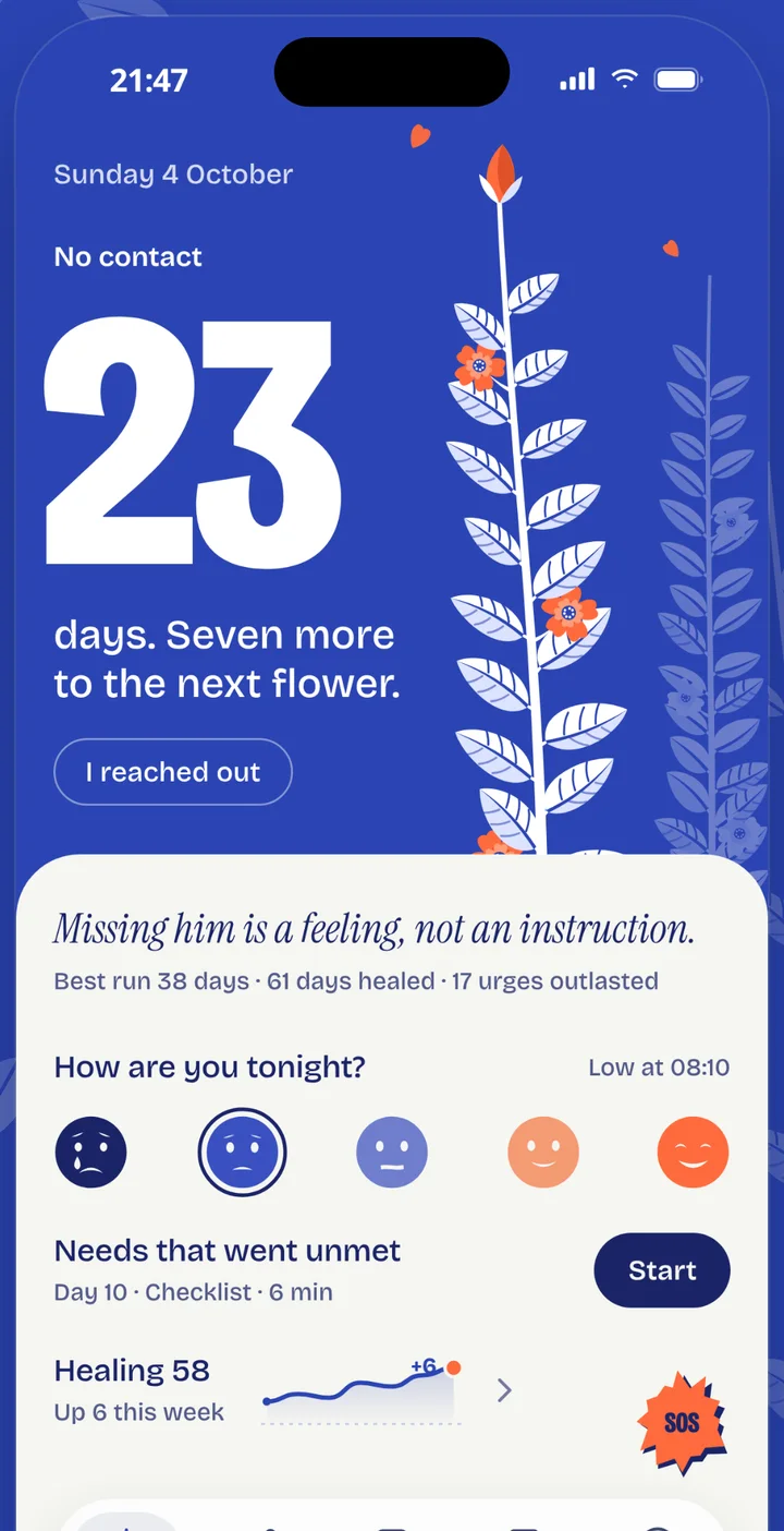 Screens from the Lumi app